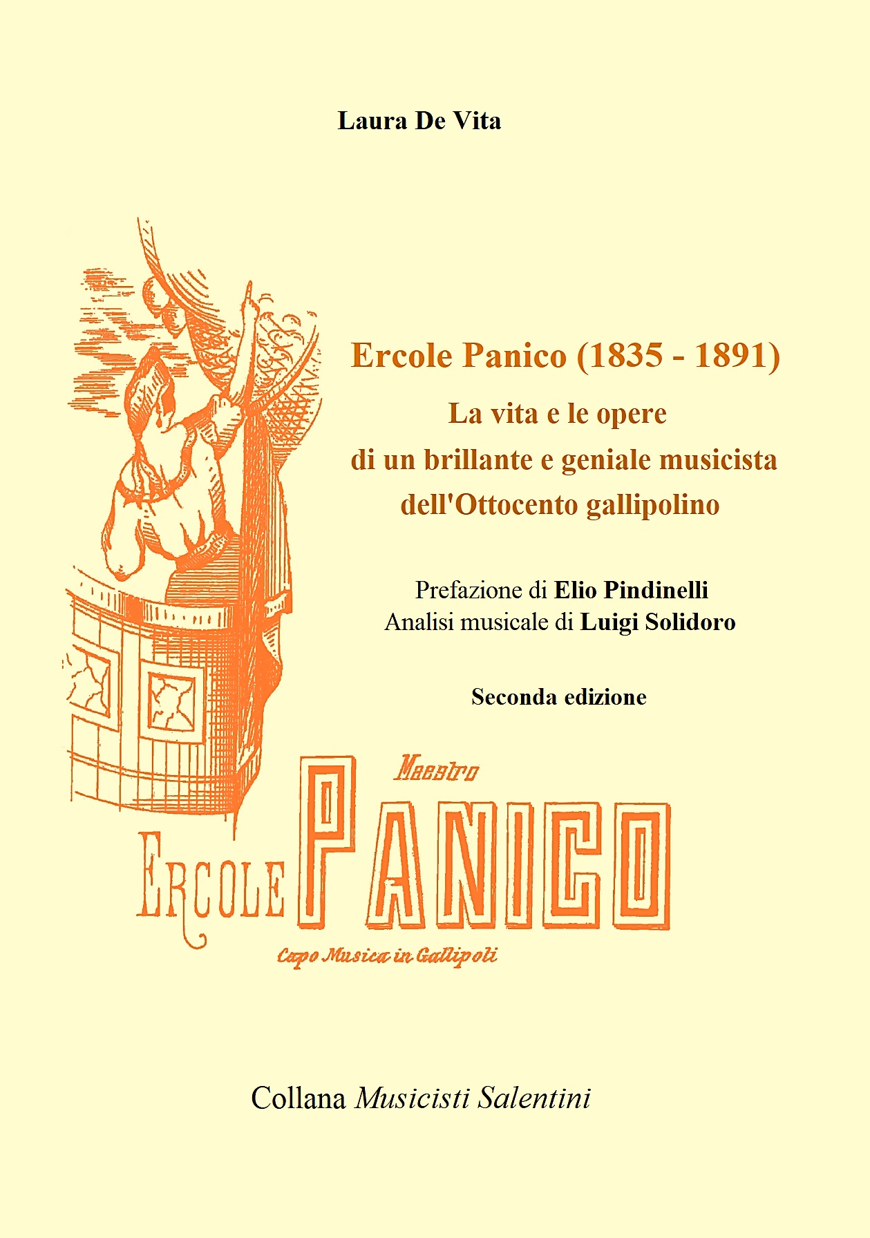 copertina del libro di Luigi Solidoro e Laura De Vita: musicista Ercole Panico
