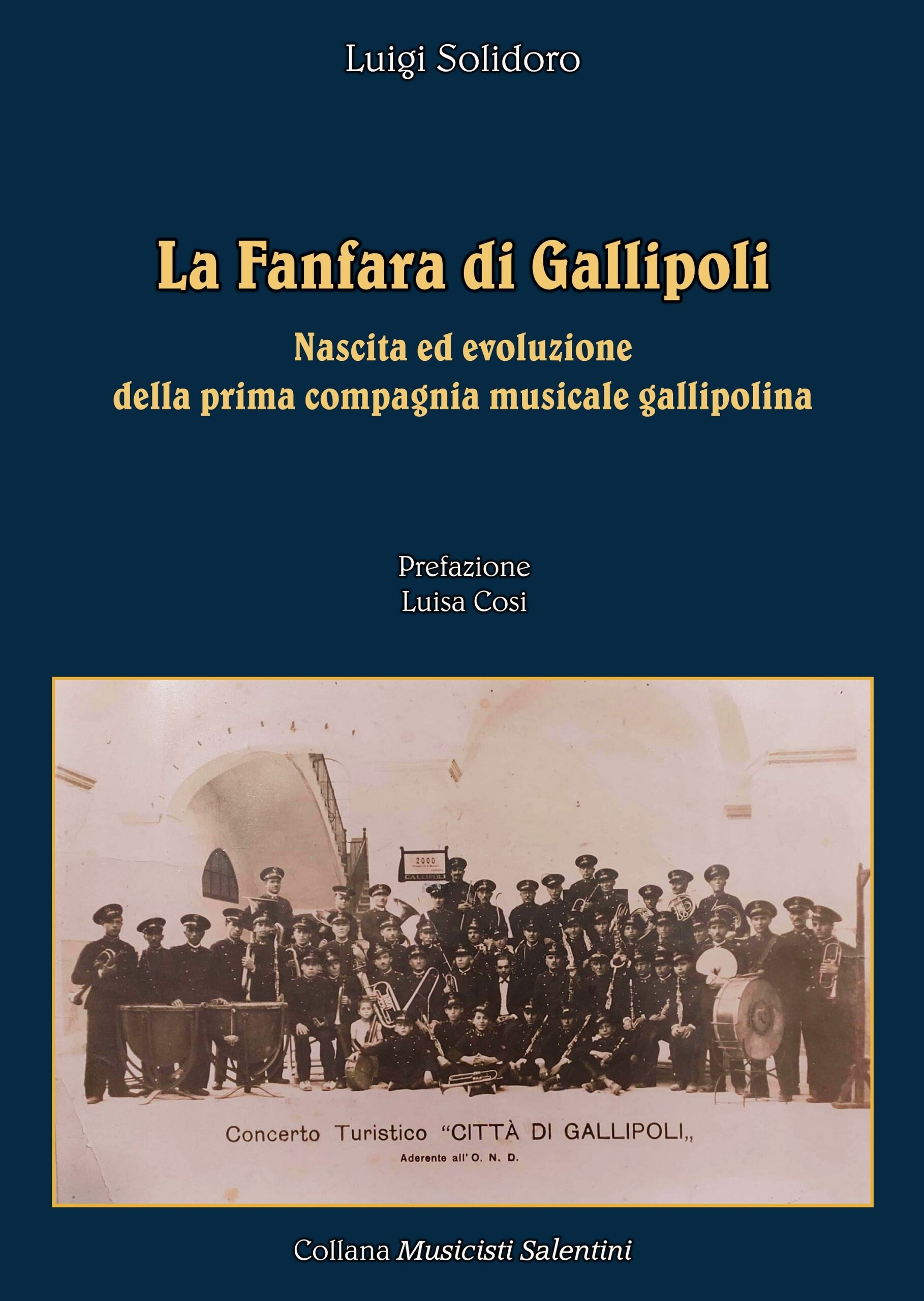 copertina del libro di Luigi Solidoro La Fanfara di Gallipoli
