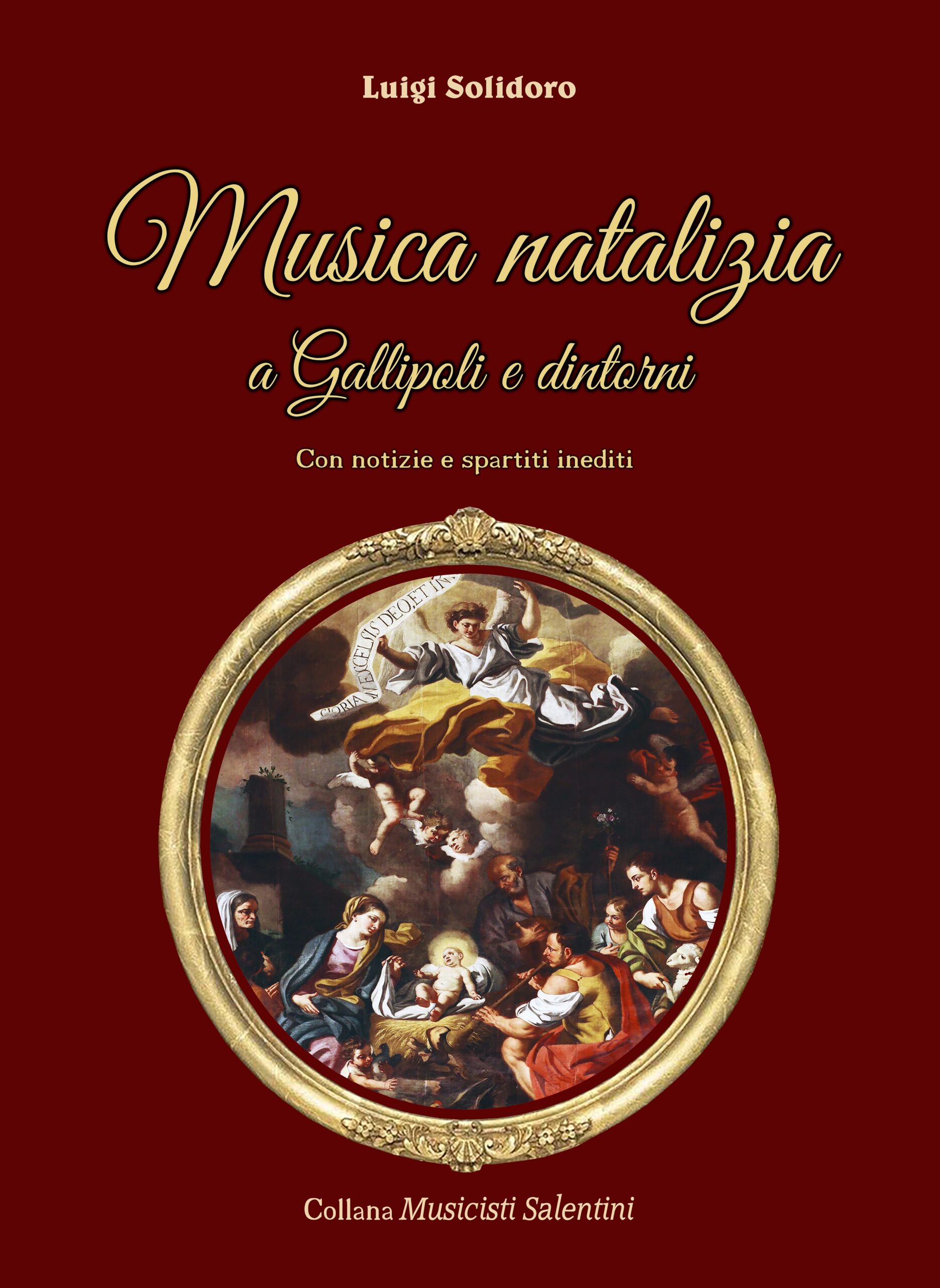 copertina libro di Luigi Solidoro "Musica natalizia a Gallipoli e dintorni"